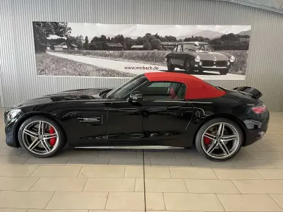 Gebraucht Mercedes AMG GT C AMG 557 PS (409 kW) 2017 Ung. schwarz  unilack Cabrio