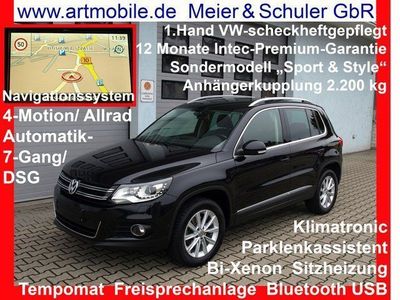 gebraucht VW Tiguan Sport & Style BMT 4Motion DSG/Automatik 1.Hand