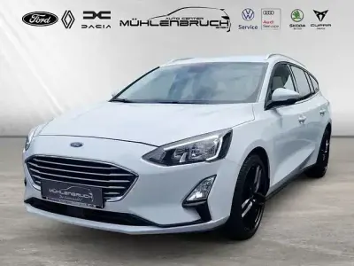 Gebraucht Ford Focus Cool & Connect 125 PS (91 kW) 2020 Weiß Kombi