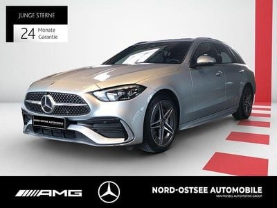 Gebraucht Mercedes C220 AMG 200 PS (147 kW) 2024 Metalliclack hightechsilber Kombi