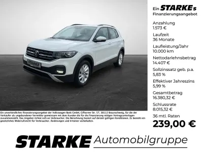 Gebraucht VW T-Cross Life 110 PS (80 kW) 2021 Grau (limestone grey metallic) SUV