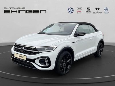 Neu VW T-Roc Cabriolet R-line 150 PS (110 kW) 2025 Pure white uni / schwarz Cabrio