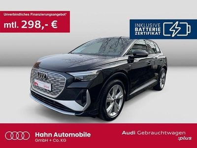 Gebraucht Audi Q4 e-tron S-Line 150 kW (204 PS) 2022 Mythosschwarz metallic SUV