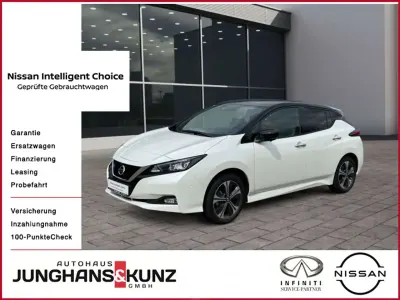 Gebraucht Nissan Leaf Tekna 160 kW (218 PS) 2021 Pearl white/black m Kleinwagen
