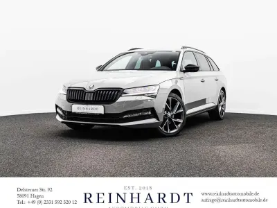 Gebraucht Skoda Superb SportLine 200 PS (147 kW) 2024 Steelgrau Kombi
