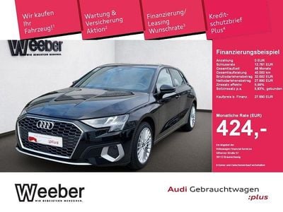 Gebraucht Audi A3 Advanced Plus 110 PS (80 kW) 2023 Schwarz Limousine