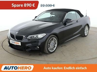 Gebraucht BMW 220 M Sport 184 PS (135 kW) 2016 Schwarz Cabrio