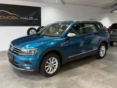 Gebraucht VW Tiguan Allspace Highline 190 PS (139 kW) 2020 Blau SUV