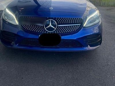 Blau Gebraucht 2019 Mercedes C200 AMG line Kombi | 15.000 €