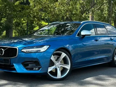 Gebraucht Volvo V90 R-Design 235 PS (172 kW) 2018 Blau Kombi