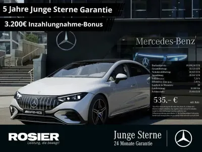 Neu Mercedes EQE AMG 43 Premium Plus 350 kW (476 PS) 2025 Silber / hightechsilber Limousine