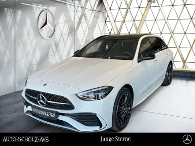 Brugt Mercedes C300e AMG 313 HK (230 kW) 2026 Hvid Stationcar