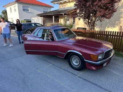 Gebraucht Mercedes SL450 224 PS (164 kW) 1973 Rot