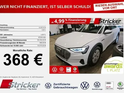 Używany Audi e-tron Performance 300 kW (408 KM) 2022 Biały SUV