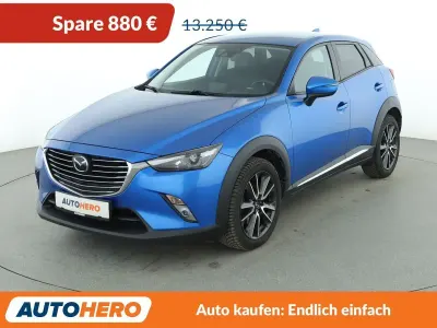 Gebraucht Mazda CX-3 Sports-Line 120 PS (88 kW) 2016 Blau SUV