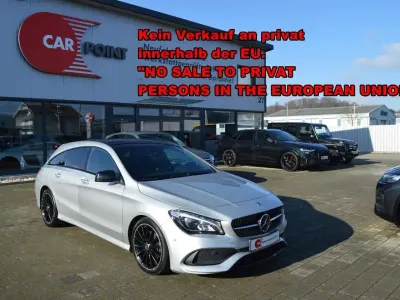Brugt Mercedes CLA200 AMG line 136 HK (100 kW) 2017 Sølv Stationcar
