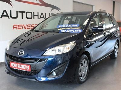 Gebraucht Mazda 5 Prime-Line 116 PS (85 kW) 2013 Blau Van / Kleinbus