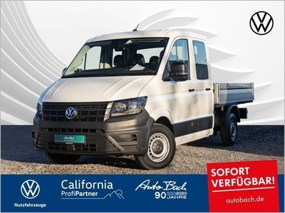 gebraucht VW Crafter 35 Pritsche DoKa Klima vorb. AHK