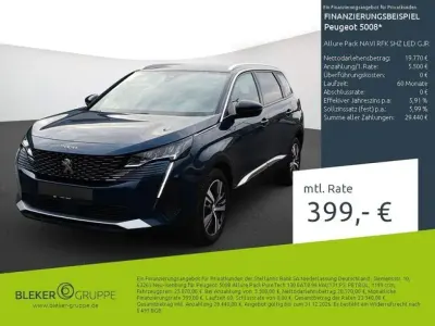 Brugt Peugeot 5008 Allure 131 HK (96 kW) 2023 Blå SUV