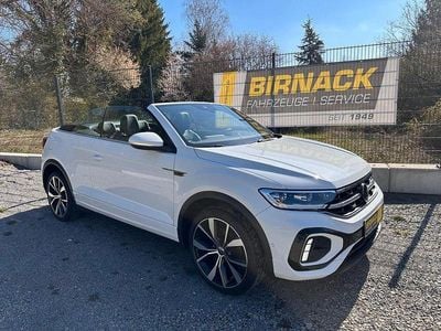 Gebraucht VW T-Roc Cabriolet R-line 150 PS (110 kW) 2022 Weiß Cabrio