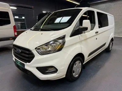Gebraucht Ford Transit Custom 131 PS (96 kW) 2019 Weiß Van / Kleinbus