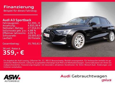 Usata Audi A3 Advanced Plus 116 CV (85 kW) 2025 Nero Berlina