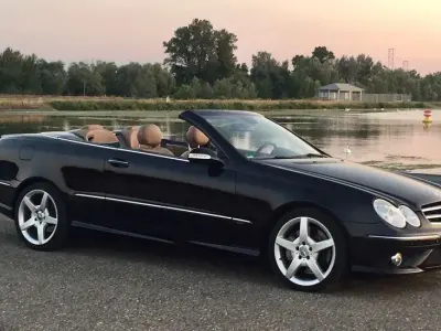 Gebraucht Mercedes CLK320 Avantgarde 224 PS (164 kW) 2006 Schwarz Cabrio