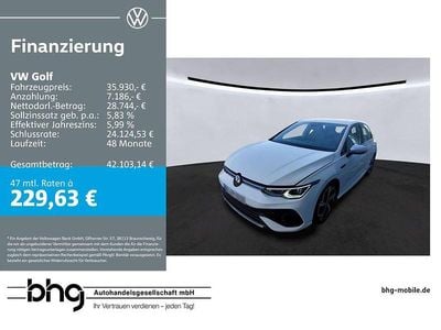 Gebraucht VW Golf VIII R 320 PS (235 kW) 2023 Weiß Limousine