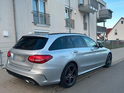 Gebraucht Mercedes C220 AMG line 170 PS (125 kW) 2015 Silber Kombi