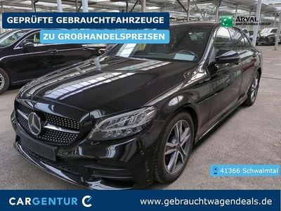 Gebraucht Mercedes C220 AMG line 194 PS (142 kW) 2020 Schwarz Limousine