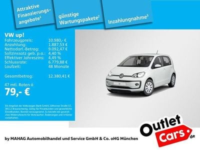 Weiß Gebraucht 2021 VW up! Move Kleinwagen | 10.980 € (Guter Preis)