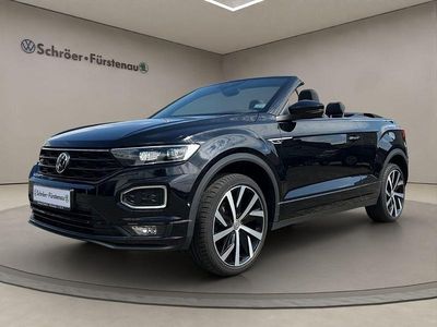 Gebraucht VW T-Roc Cabriolet R-line 150 PS (110 kW) 2020 Schwarz Cabrio