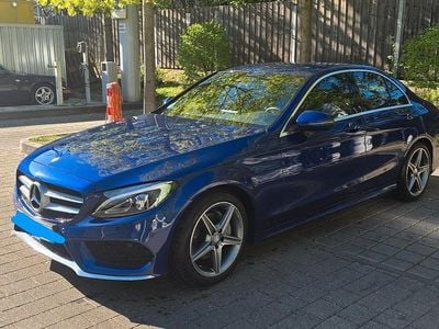 Gebraucht Mercedes C180 AMG 156 PS (114 kW) 2015 Blau Limousine