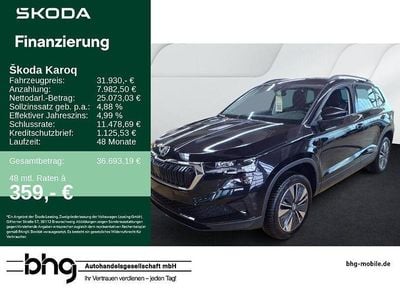 Gebraucht Skoda Karoq Tour 150 PS (110 kW) 2025 Schwarz SUV
