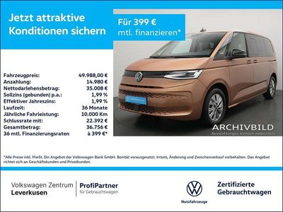 Gebraucht VW Multivan Basis 150 PS (110 kW) 2025 Schwarz Van