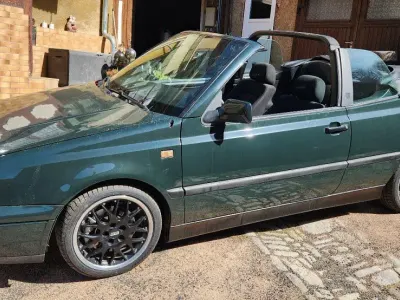 Gebraucht VW Golf Cabriolet 90 PS (66 kW) 1995 Grün Cabrio
