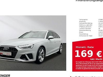 Gletscherweiß metallic Gebraucht 2022 Audi A4 S-Line Kombi | 34.880 € (Teuer)