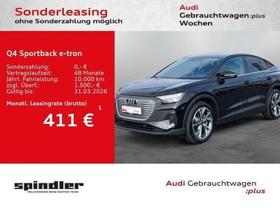 Gebraucht Audi Q4 Sportback e-tron Ambiente 210 kW (286 PS) 2024 Mythosschwarz metallic SUV