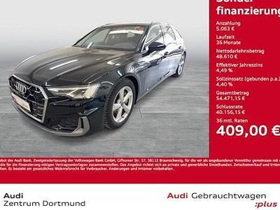 Gebraucht Audi A6 S-Line 265 PS (194 kW) 2025 Mythosschwarz metallic Kombi