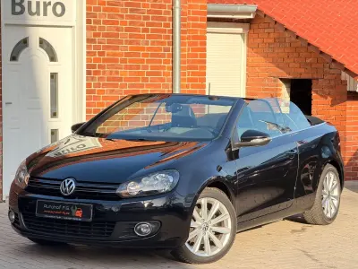 Gebraucht VW Golf Cabriolet Exclusive 105 PS (77 kW) 2012 Schwarz Cabrio
