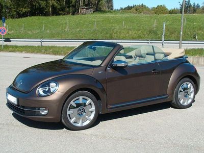 Usata VW Beetle Design 105 CV (77 kW) 2014 Marrone Utilitaria