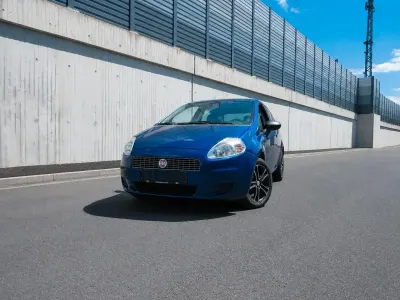 Gebraucht Fiat Punto 2008 Blau Kleinwagen