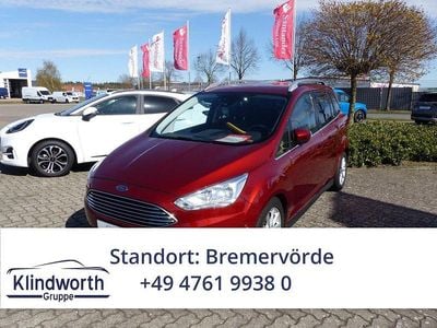 Gebraucht Ford Grand C-Max Titanium 120 PS (88 kW) 2017 Rot Van / Kleinbus