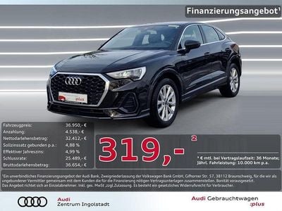 Gebraucht Audi Q3 Sportback Ambiente 150 PS (110 kW) 2024 Schwarz SUV