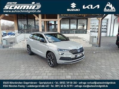 Grau Gebraucht 2021 Skoda Karoq SportLine SUV | 27.960 € (Guter Preis)