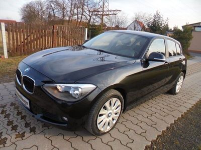 gebraucht BMW 116 i Schwarz NEUES Modell Klima 76 Tkm!!