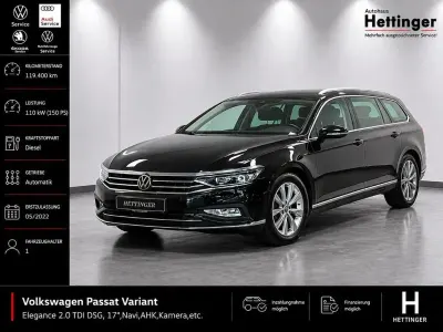 Gebraucht VW Passat Elegance 150 PS (110 kW) 2022 Schwarz Kombi