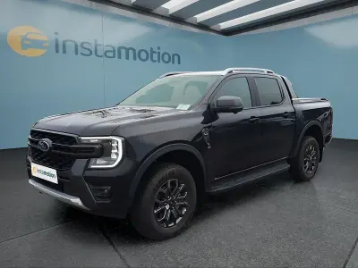 Ny Ford Ranger Wildtrack 205 HK (150 kW) 2025 Sort Pickup / Ladvogn
