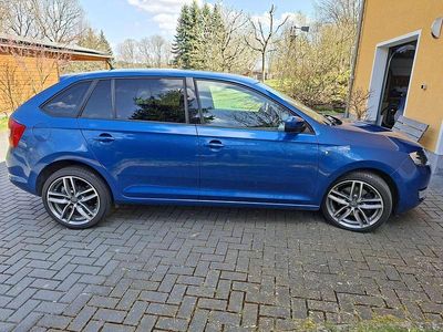 Usata Skoda Rapid 90 CV (66 kW) 2015 Blu Utilitaria
