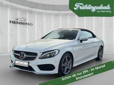 Gebraucht Mercedes C200 AMG 184 PS (135 kW) 2018 Weiß Cabrio